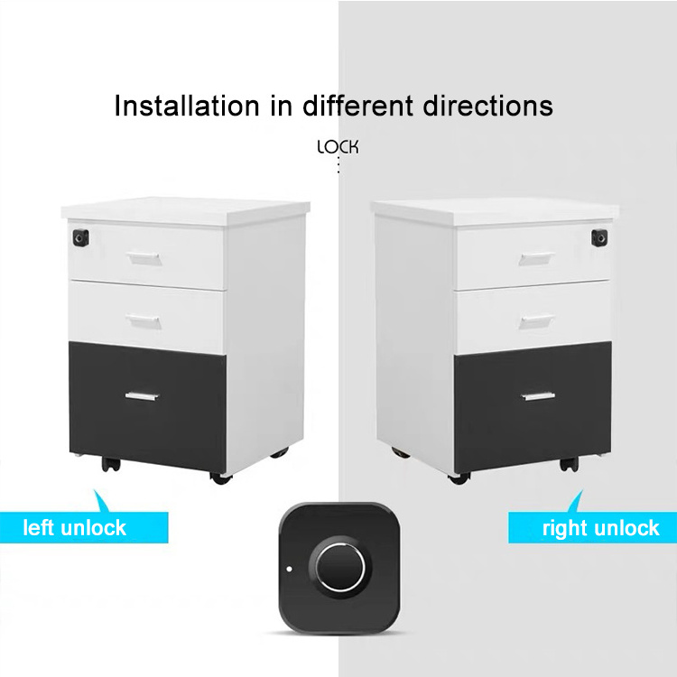 Digital smartlock Biometric Fingerprint smart drawer lock key drawer locks for cabinet home electronics candado inteligente