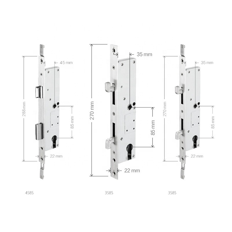 Tuya APP Wifi Wireless Remote Control Electronic Serrure De Porte Intelligente Smart Door Lock For Narrow Profile Aluminum Door