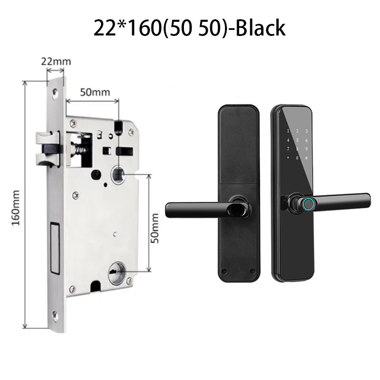 Security Anti-theft Smart Door Lock Keypad Password Handle Electronic Intelligent  Digital Lock