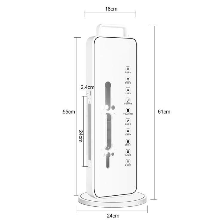 OEM custom factory professional Smart locks Racks Stands countertop acrylic smart door lock display stand rack