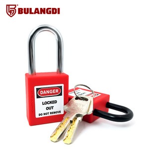 Industrial Safety Padlock Tagout Lockout 38mm Steel Shackle loto safety lock