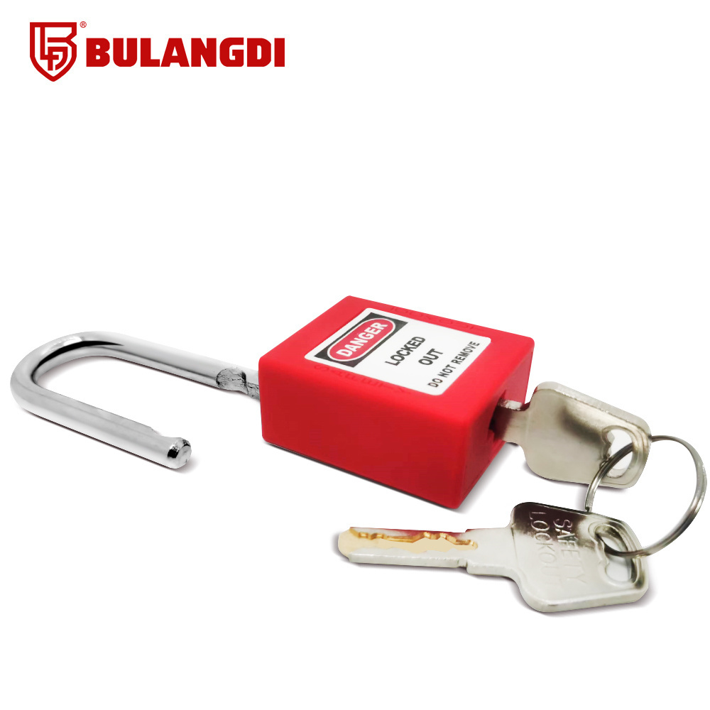 Industrial Safety Padlock Tagout Lockout 38mm Steel Shackle loto safety lock