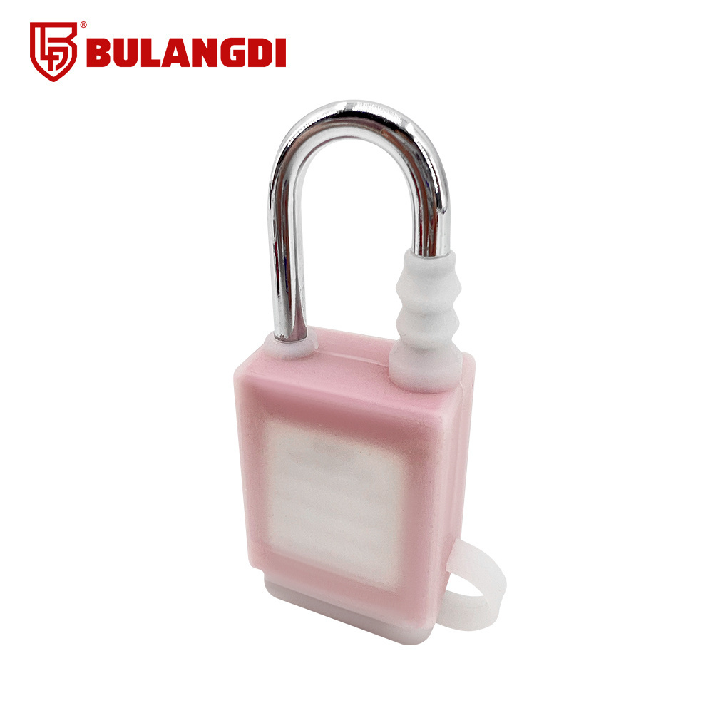 Dust proof padlock with transparent rubber dust cover for industrial safety BLDP17 safety lock loto safety padlock