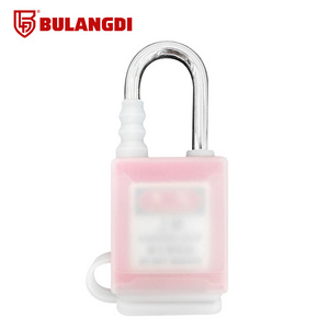 Dust proof padlock with transparent rubber dust cover for industrial safety BLDP17 safety lock loto safety padlock