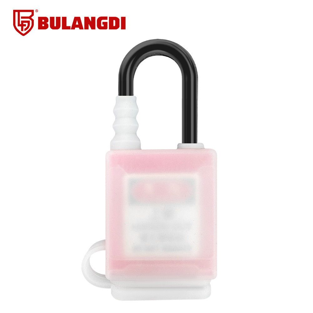 Dust proof padlock with transparent rubber dust cover for industrial safety BLDP17 safety lock loto safety padlock