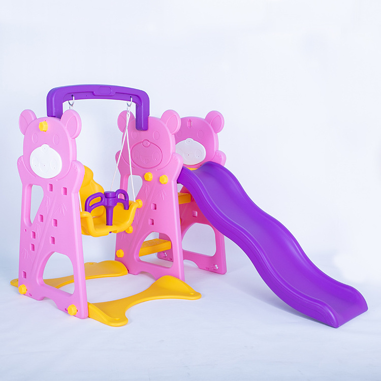 Multi-Function Children Slides Playground Kids Indoor Playground Kindergarten Plastic Slide And Swing