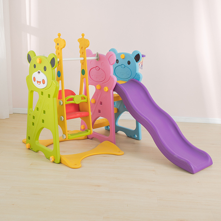 Multi-Function Children Slides Playground Kids Indoor Playground Kindergarten Plastic Slide And Swing