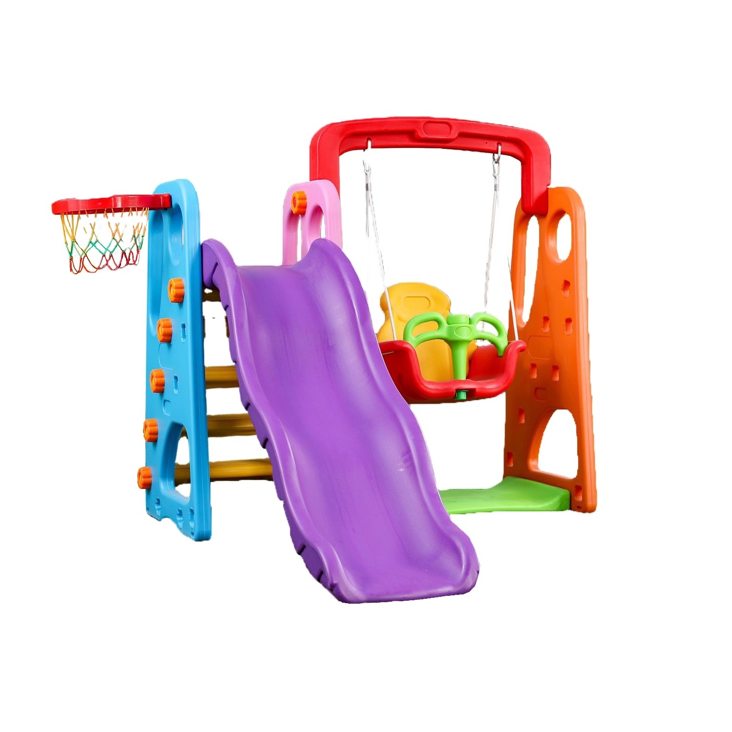 Zhongkai Indoor Plastic Kids Sliding Toys Small Playground Swings And Slides For Kids