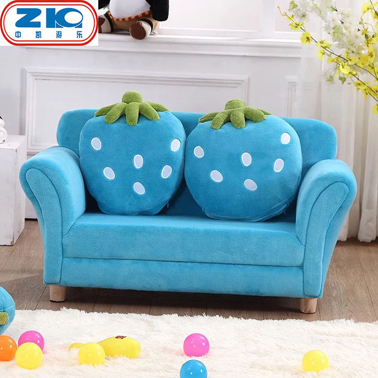 2022 cheap factory strawberry cartoon baby kids soft child sofa chair kid modern couch sofa