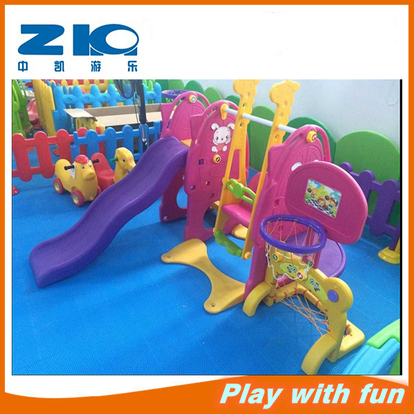 Cheap Price Kids Baby Used Indoor Plastic Toddler Slide And Swing Set For Sale