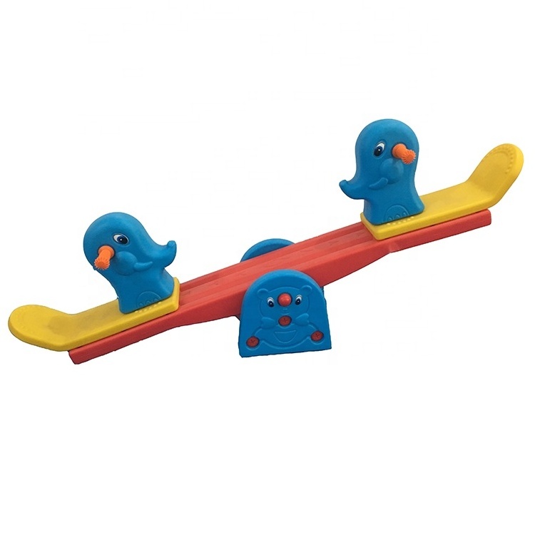 2021 Popular Indoor Outdoor Toddler Plastic Playground Seesaw For Kids Baby