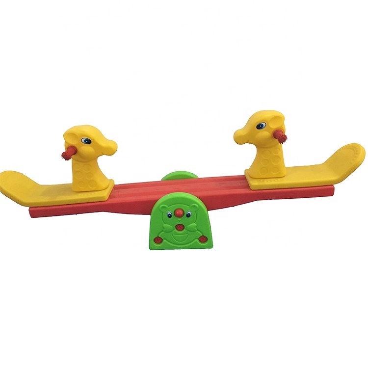 2021 Popular Indoor Outdoor Toddler Plastic Playground Seesaw For Kids Baby