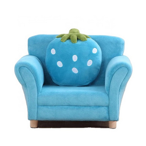 2022 cheap factory strawberry cartoon baby kids soft child sofa chair kid modern couch sofa