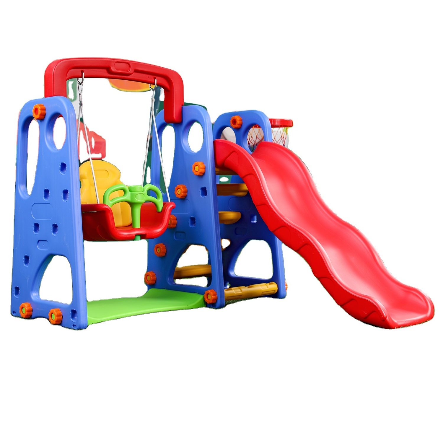 Zhongkai Indoor Plastic Kids Sliding Toys Small Playground Swings And Slides For Kids