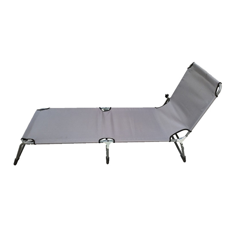 high quality outdoor Portable adjustable Steel  Folding  Lay Flat Beach picnic  camping Chair