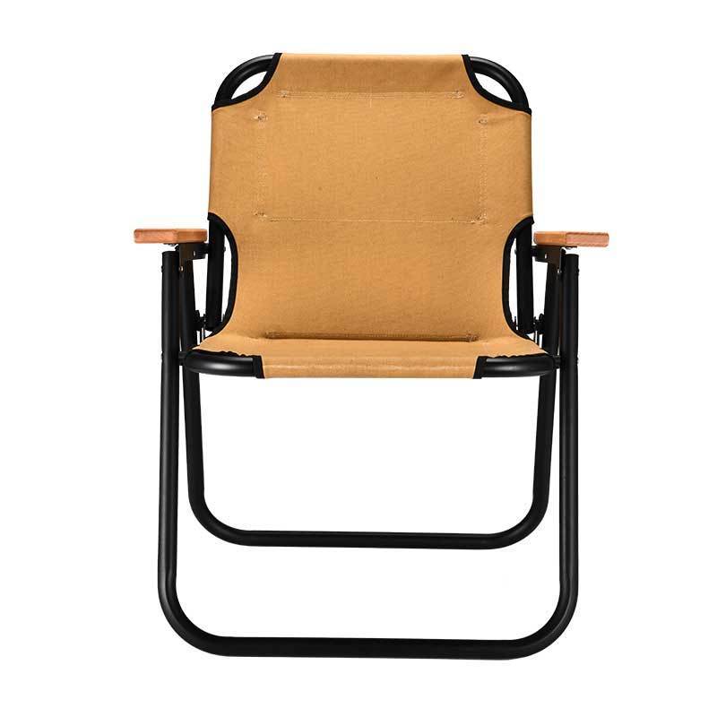 Custom Manufacturers Reclining Aluminium Wood Armrest Outdoor Camping Chairs Folding