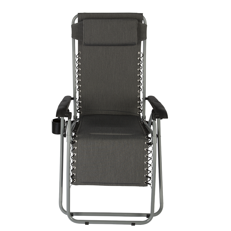 Portable folding recliner zero gravity chair for leisure time