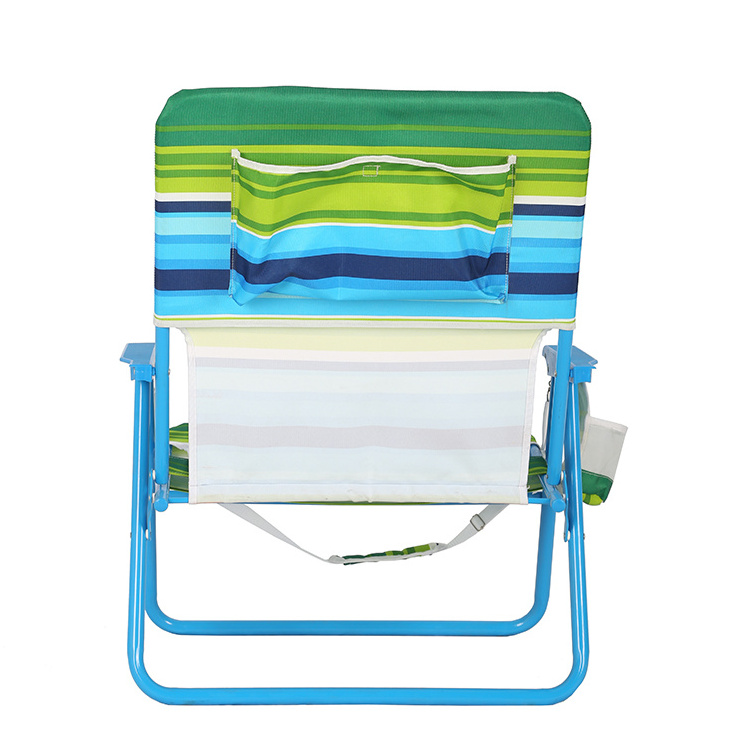 custom outdoor lightweight portable beach camping picnic folding metal chair