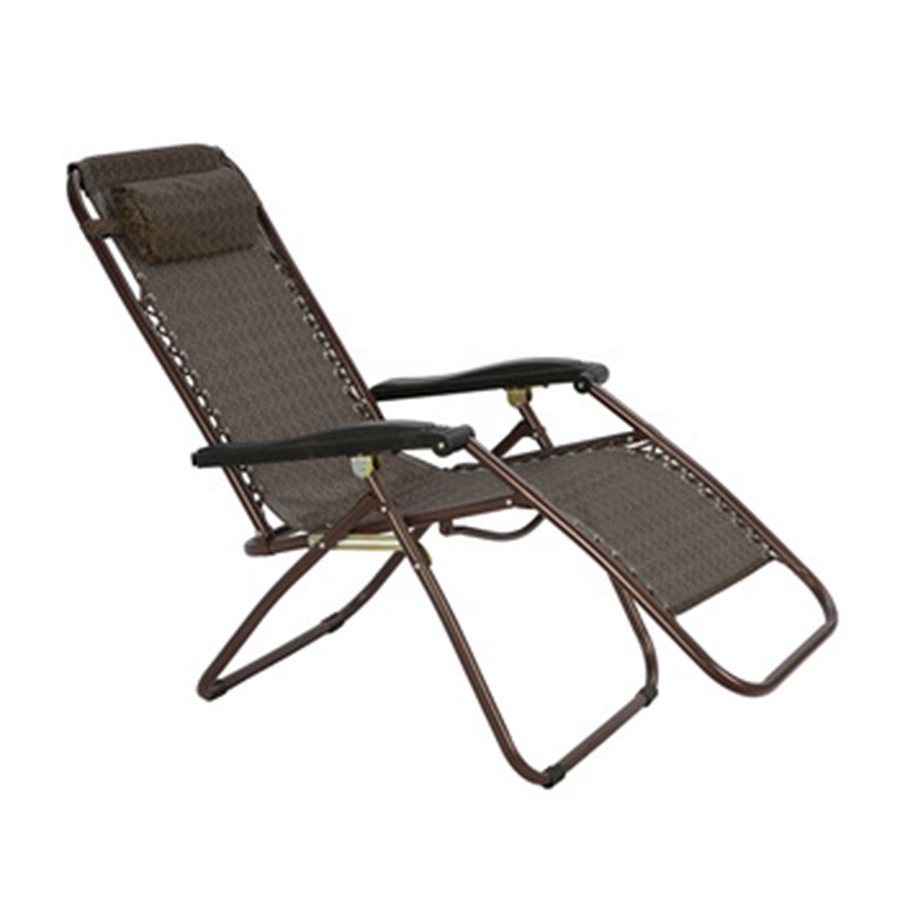 Portable folding recliner zero gravity chair for leisure time