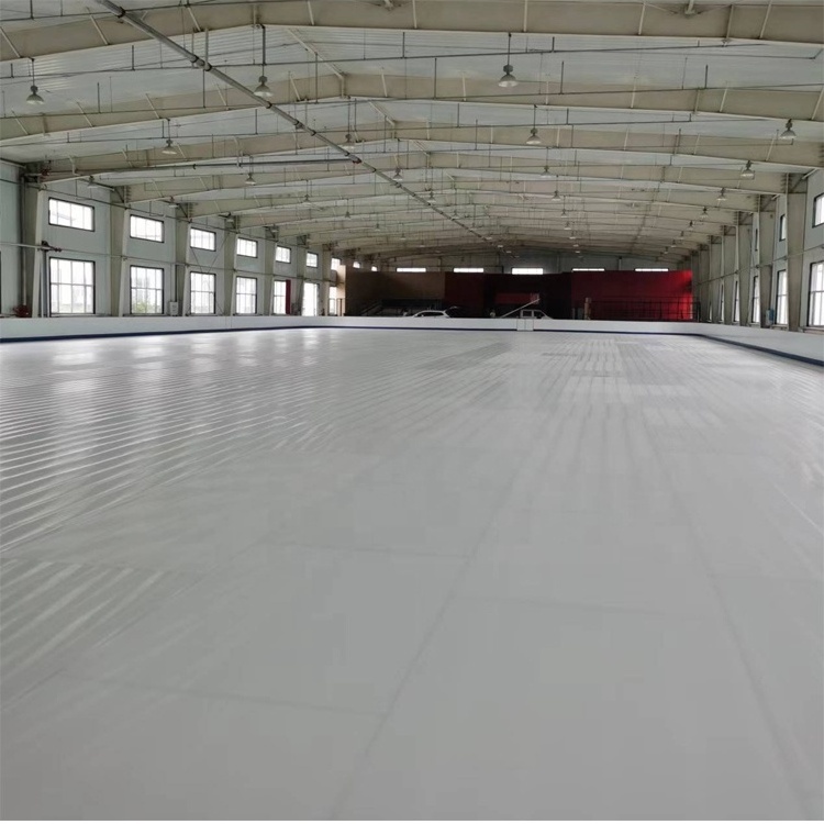 Easy To Install And Move Flooring Tile Panels Uhmwpe Synthetic Ice Hockey Rink Uhmwpe Ice Sheets For Ice Skating