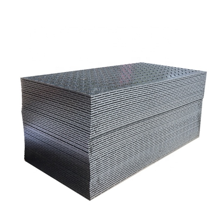 4x8 Hdpe Ground Protection Mats Muddy Pavement Road Mat Polyethylene Sheet For Transport Safety Anti-skid Outdoor