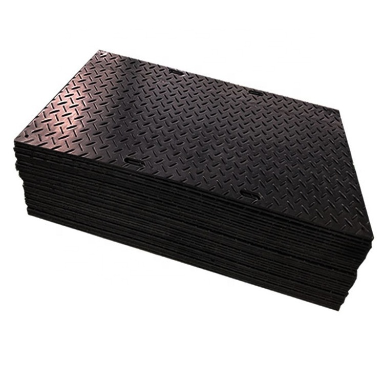 Wear-Resisting Plastic Uhmwpe Hdpe Temporary Construct Excavator Road Mats Swamp Ground Floor Mat