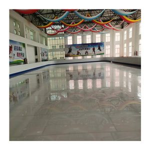 China Manufacturer New Product Artificial Ice Rink Customized Removable Simulation Ice Rink Board For Skating And Ice Sports