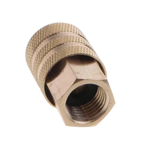 1/4-Inch Brass Female Industrial Coupler, Air Hose Fittings NPT Female Quick Connector Air Coupler with  high quality