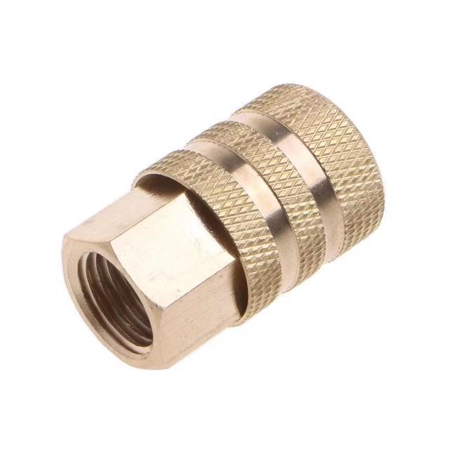 1/4-Inch Brass Female Industrial Coupler, Air Hose Fittings NPT Female Quick Connector Air Coupler with  high quality