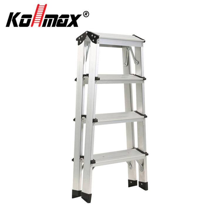 Factory Direct Sales Aluminum Folding Mechanism Ladder 13 Steps Telescopic Ladder