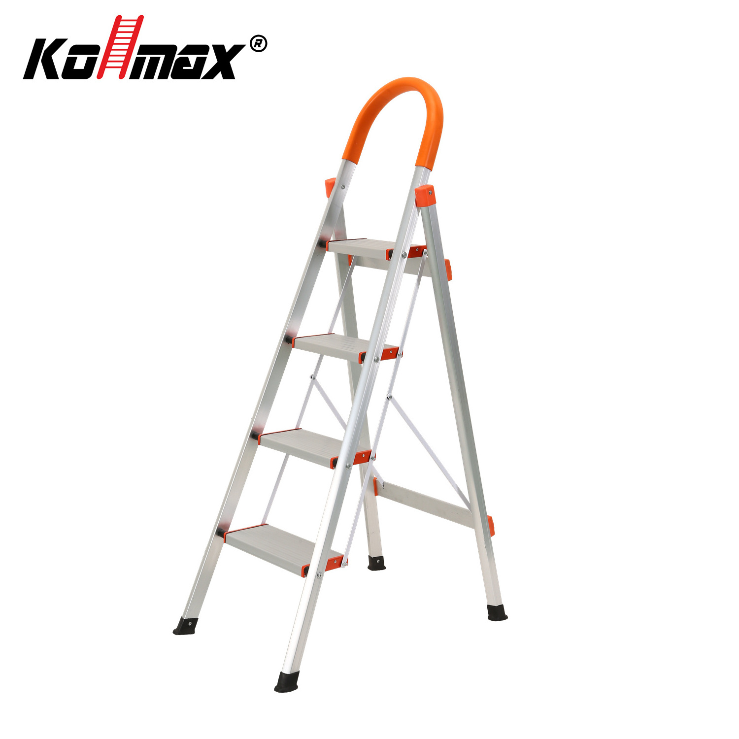 High Quality Stainless ladder with 6 steps wide-pedal step for household Office Use