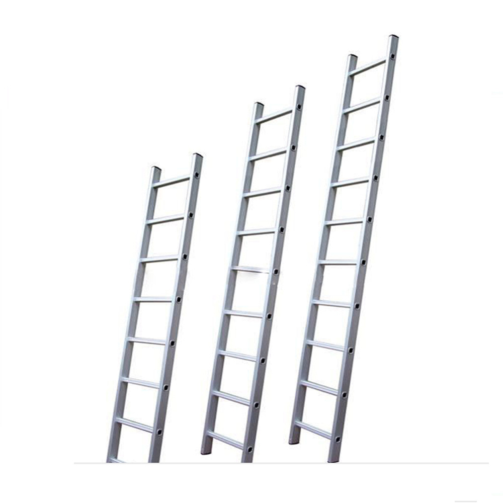 Competitive Price 6m Straight Aluminum Ladder 330 Lbs En 131 Construction Scaffold Ladder