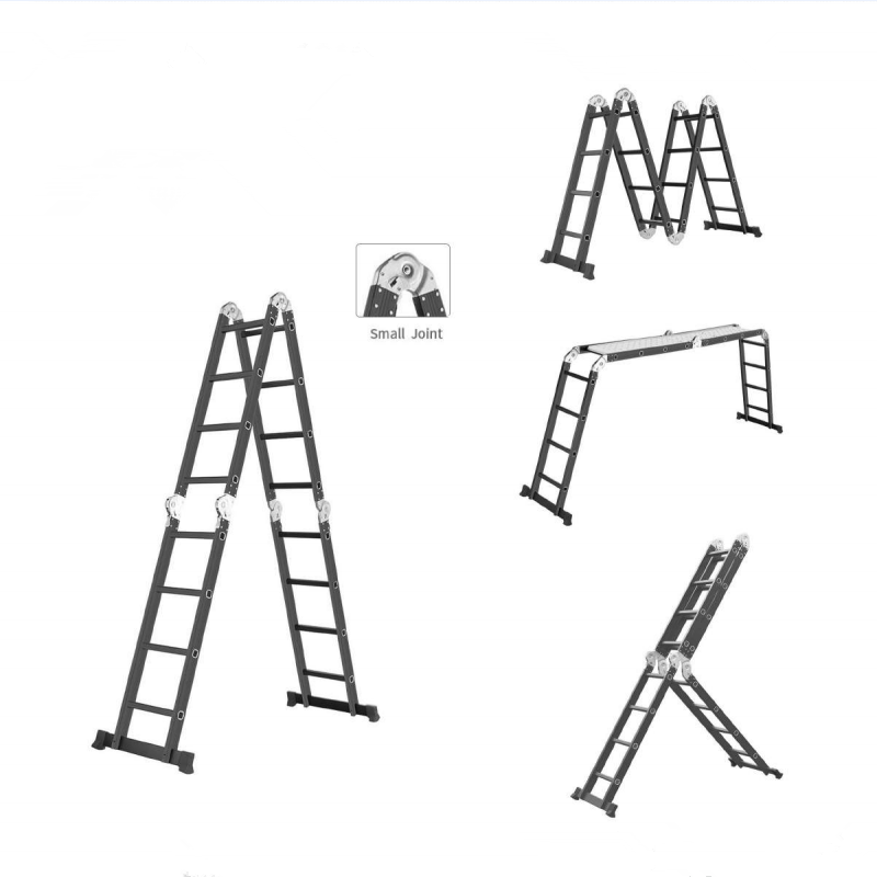 4*3 Rungs Adjustable Folding Multipurpose Platform Scala Alluminio Monkey Ladder