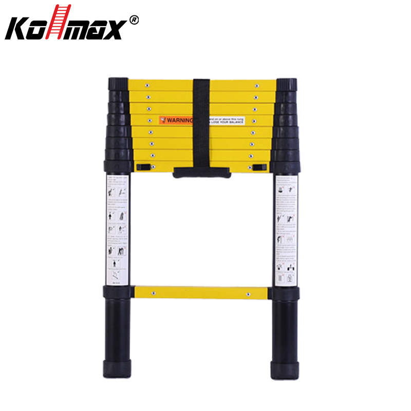 China Aluminium Folding Extension Telescopic Ladder with EN131 Painting Loft Apartment