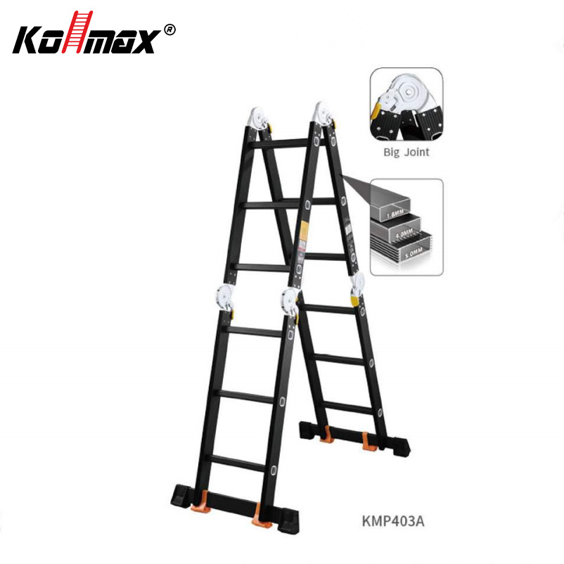 4*3 Rungs Adjustable Folding Multipurpose Platform Scala Alluminio Monkey Ladder