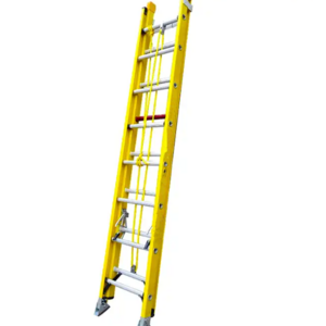 High quality 2x16 Step Fiber Glass Step Extension Ladder with Extension Fiberglass