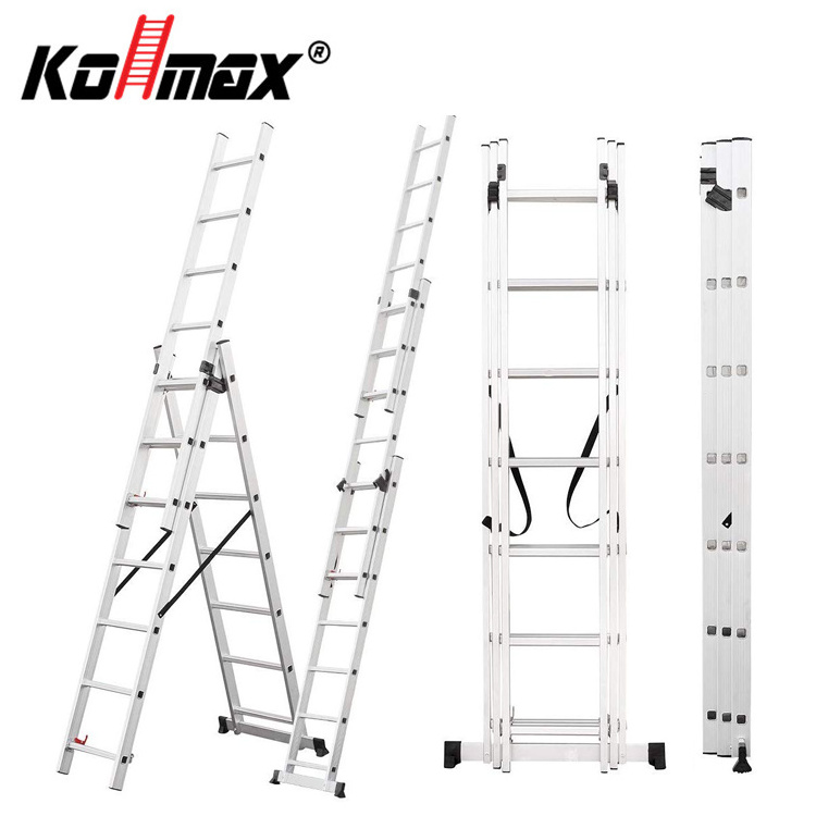 Top Quality Aluminium Extensions Ladders 300 Lbs Ce/en131 Price Aluminum Step Ladder Lightweight