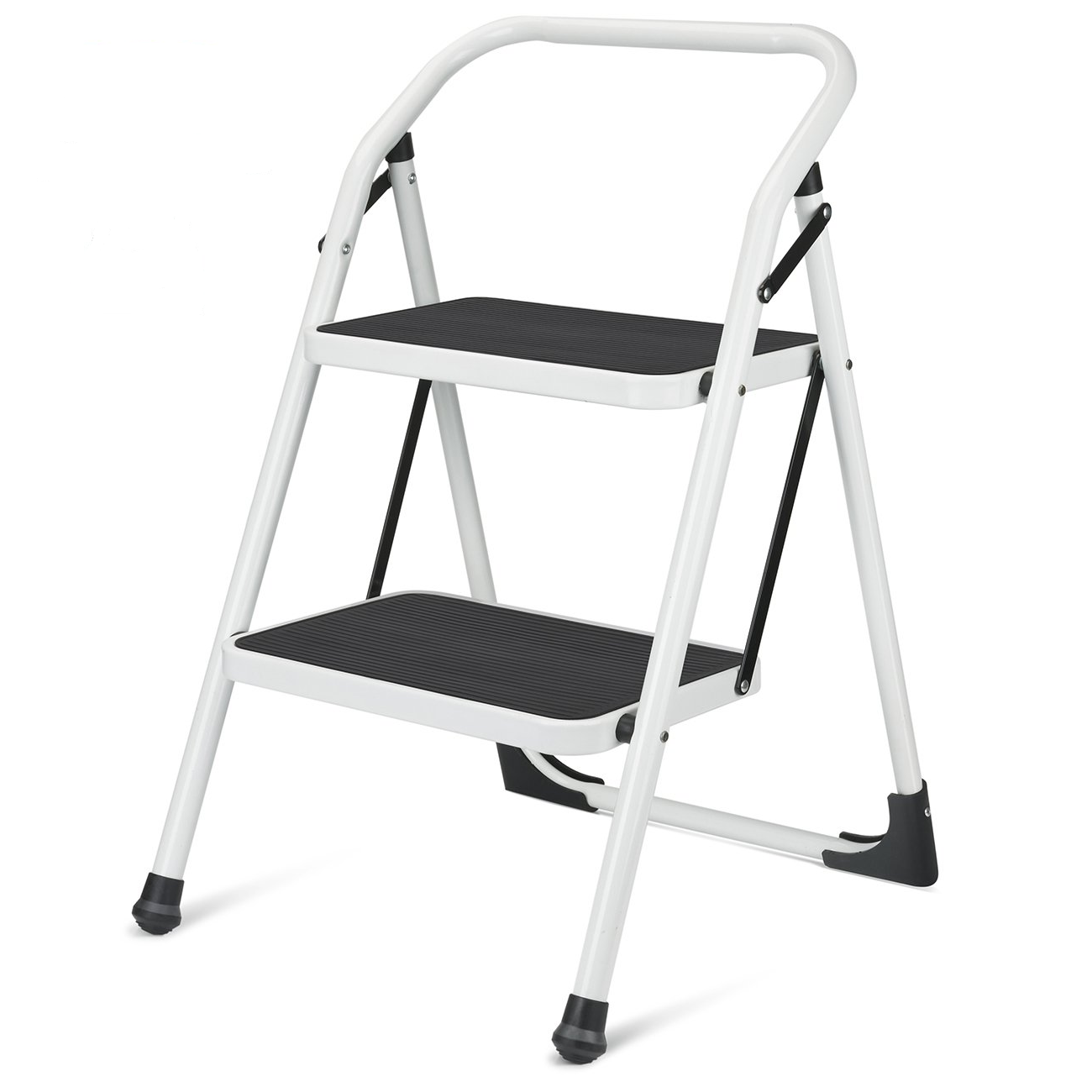 Durable Low Price Steel 2 Step Ladder Portable Pool Ladder Steps Stool Aluminum Stairs Blanket Ladders & racks