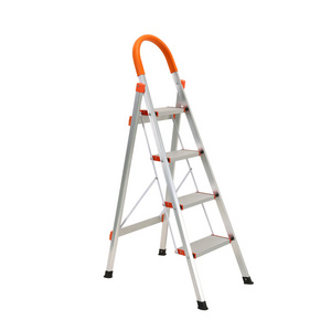 High Quality Stainless ladder with 6 steps wide-pedal step for household Office Use