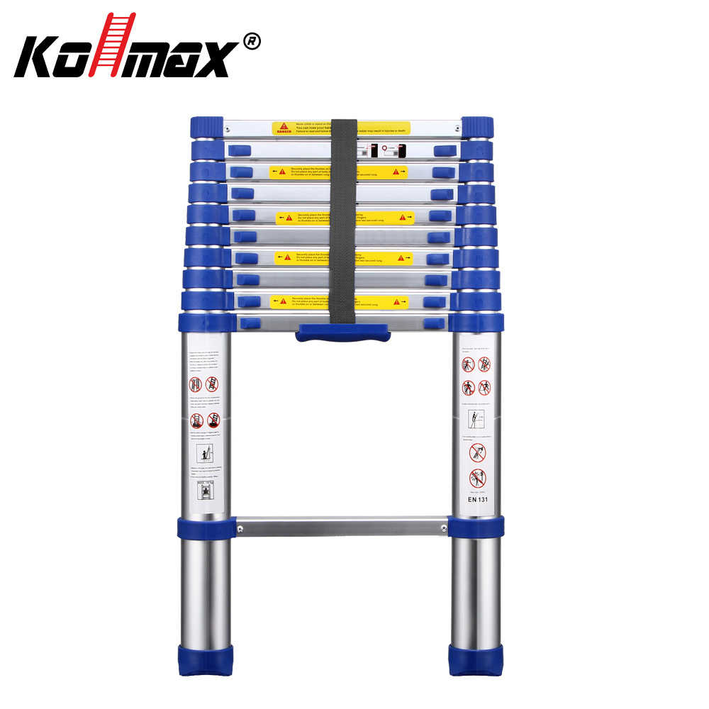 China Aluminium Folding Extension Telescopic Ladder with EN131 Painting Loft Apartment