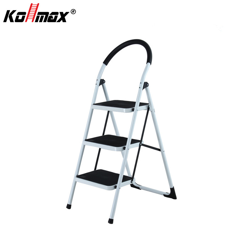 RV Folding Foot Step Stool Ladder 3 Steps Portable Steel Step ladder Wall Lamp Bedroom Corridor Living Room Stairs