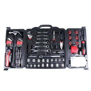 160 pcs foldable kraft  werk  hand tool box set high quality automotive tools in BMC