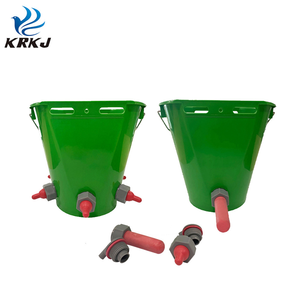 KD960 Goat farm equipment plastic animal feed trough livestock feeder with teats for sheep cattle goat