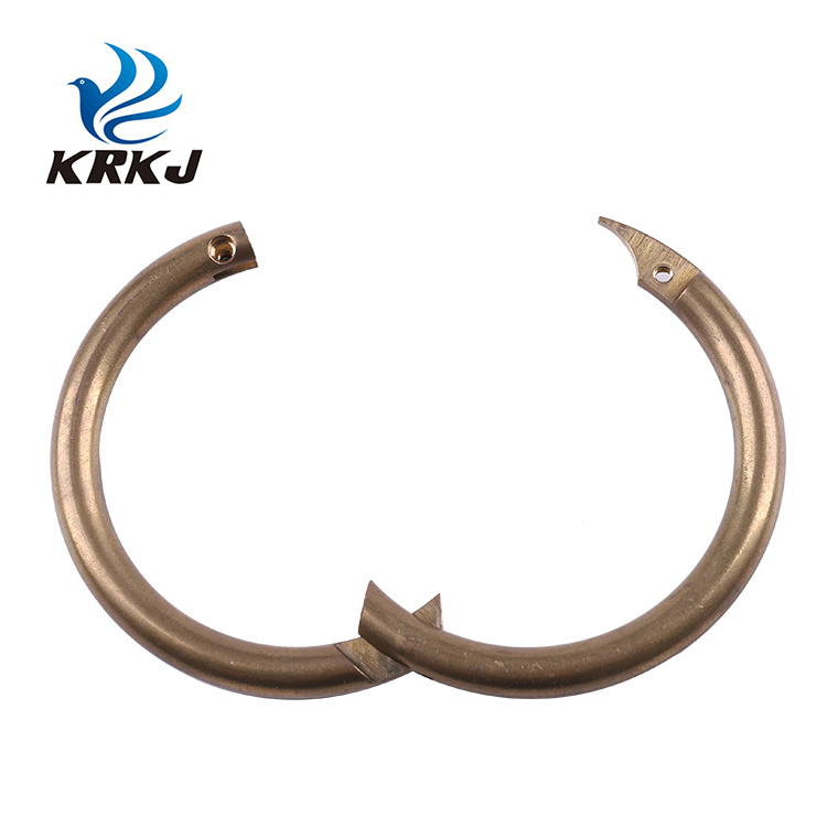 KD925 brass or stainless steel bovine cows bull nose ring for meadow farm animal