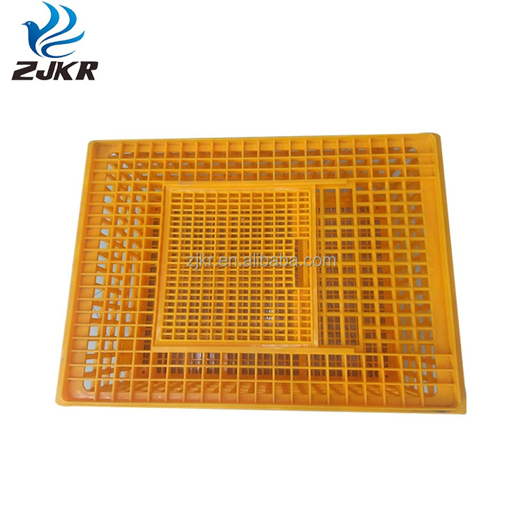 High quality plastic poultry crate broiler transport cage for chick duck chicken coop