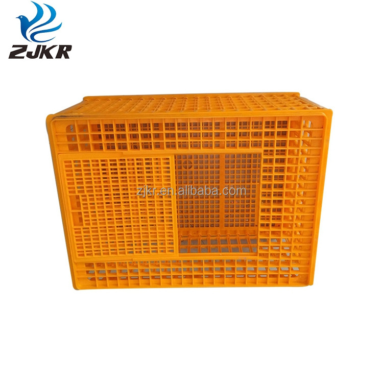 High quality plastic poultry crate broiler transport cage for chick duck chicken coop