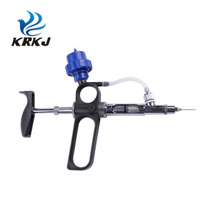 KD116 Multiple usages hen chick vaccine injection continuous syringe gun with bottle holder