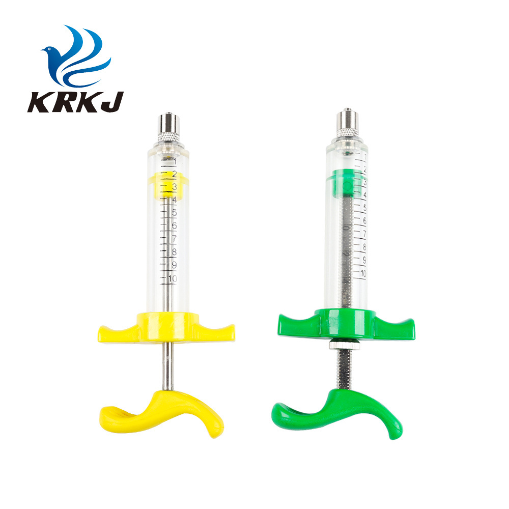 KD310 10ml 20ml baby parrot pigeon manual gavage curved tube feeding syringe for pet