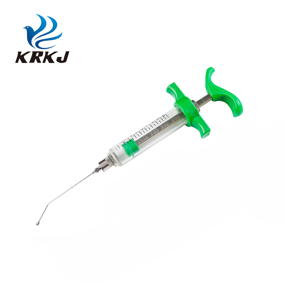 KD310 10ml 20ml baby parrot pigeon manual gavage curved tube feeding syringe for pet