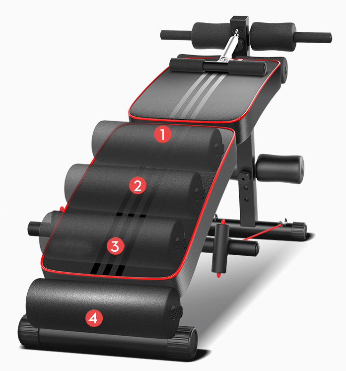 Sit Up Bench Home Use Mini Exercise  Workout Machine Adjustable Bench